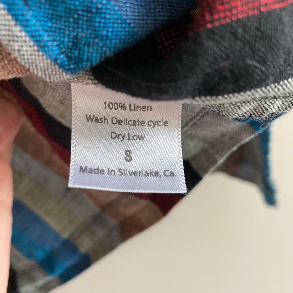 🍬 Sugar Candy Mountain: Mia Linen Striped Top size Small - Picture 4 of 4